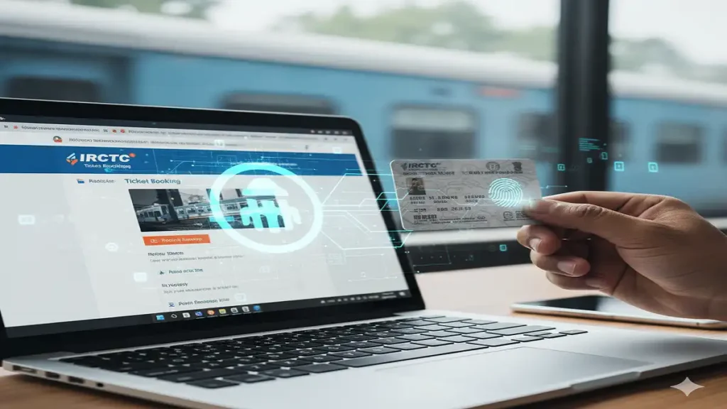 IRCTC AADHAAR LINKING - TRAINDATE