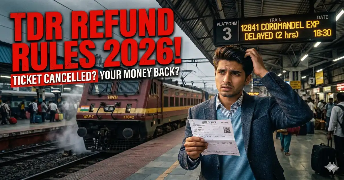 IRCTC TDR Rules Explained (2026): Get Refund After Chart Preparation ...